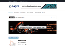 Tablet Screenshot of basermakina.com